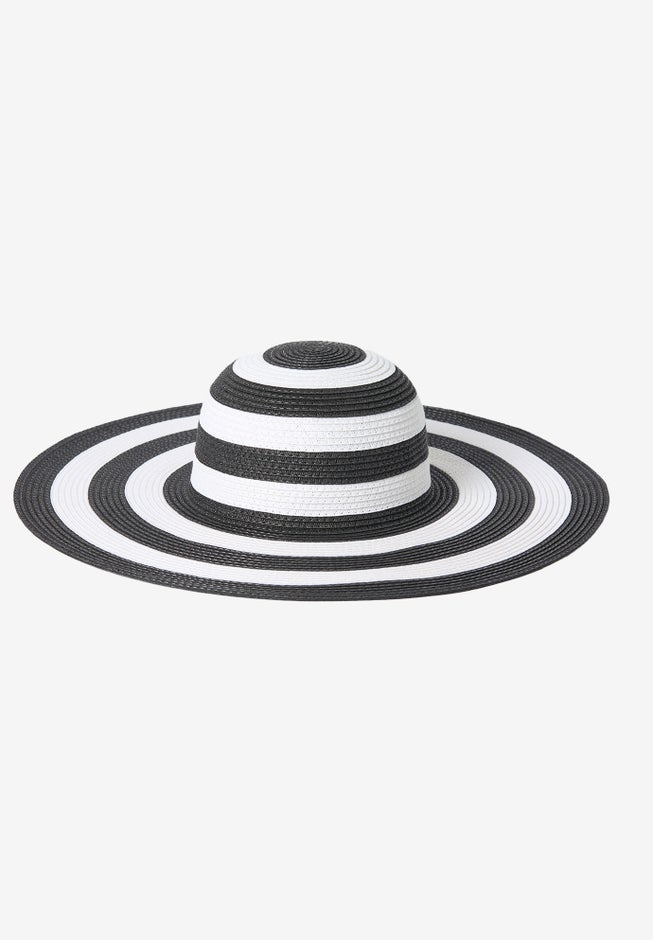 Striped Straw Hat image number null