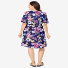 Button-Front Short Essential Dress image number 1