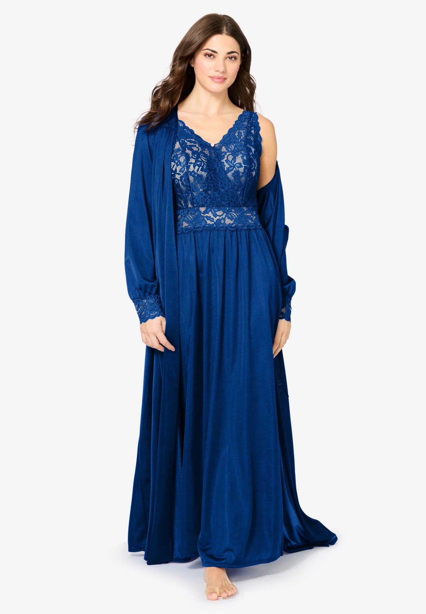 Amoureuse&reg; Peignoir 2-Piece Tricot Gown & Robe image number 0