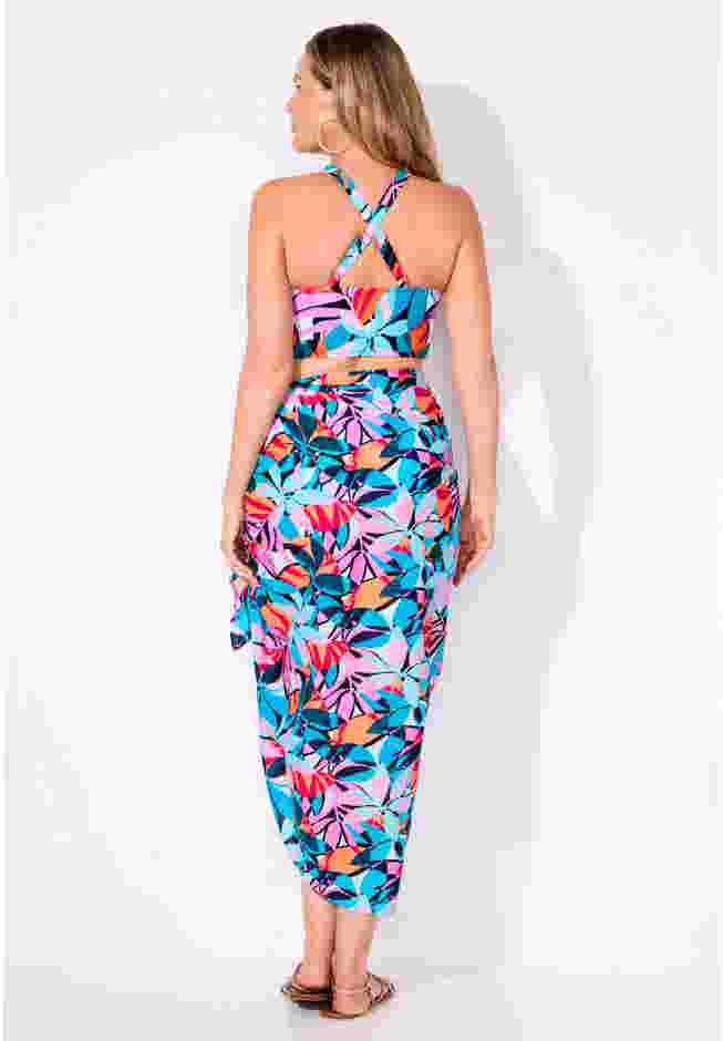 Lightweight Adjustable Sarong Wrap Skirt Cover Up image number 1