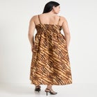 Bow-Detailed Midi Dress image number null