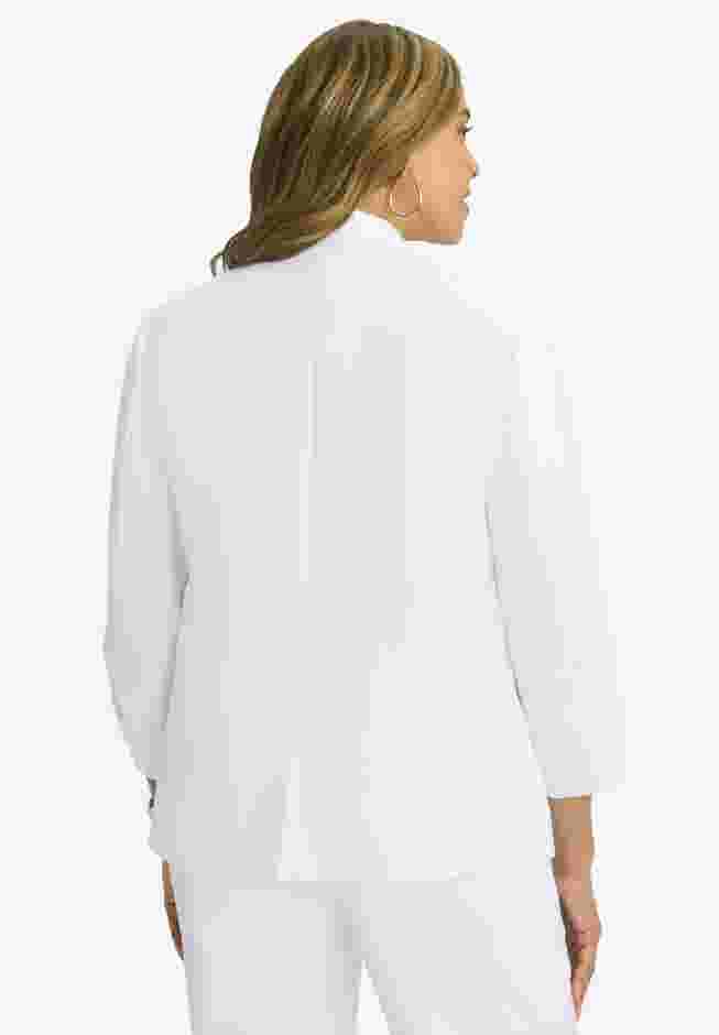 Cinched Sleeve Blazer image number 1