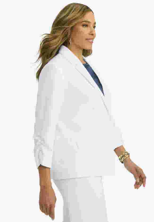 Cinched Sleeve Blazer image number 2