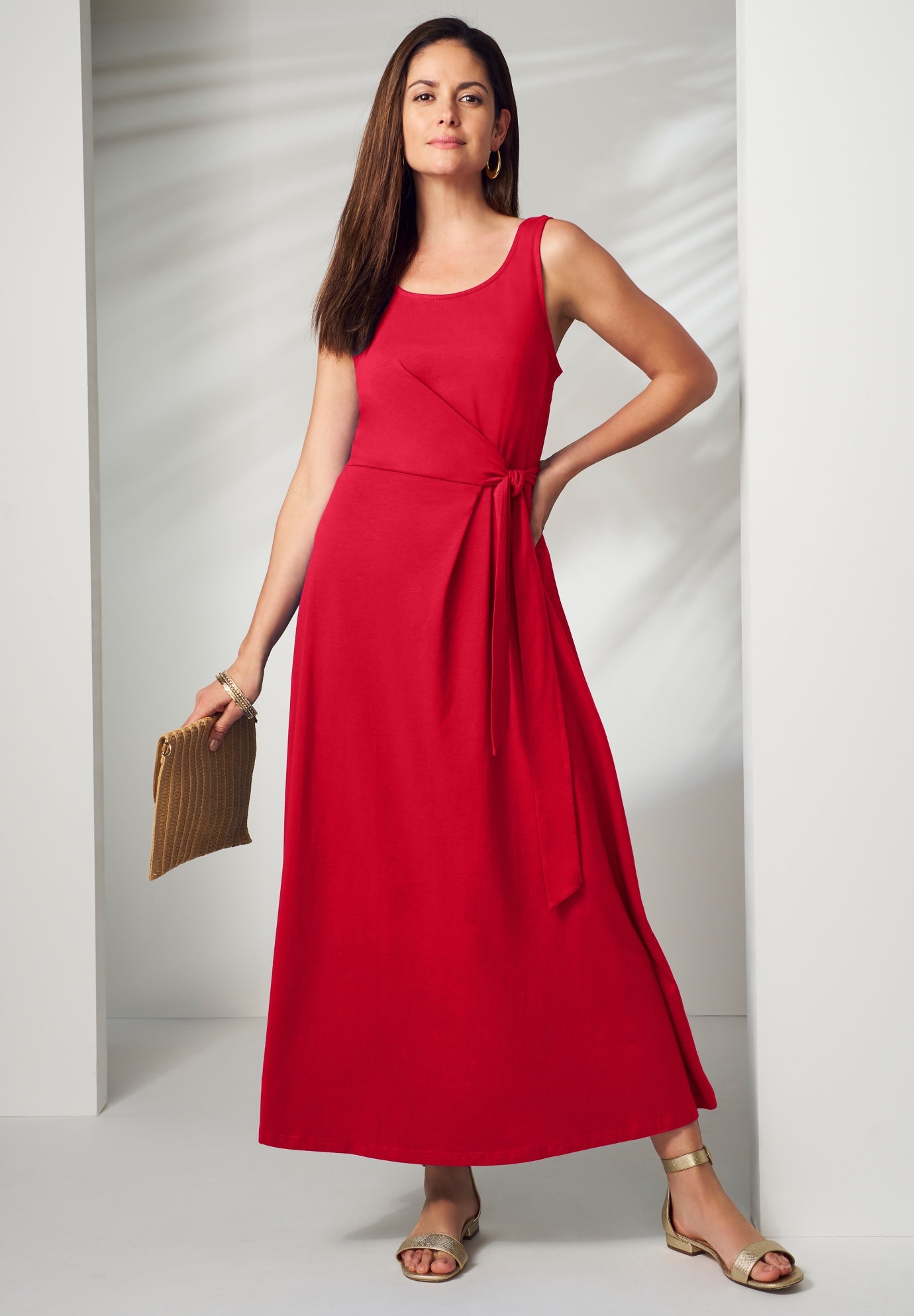 Side Tie Maxi Dress image number 0