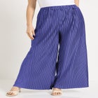 Plisse High-Rise Pants image number null