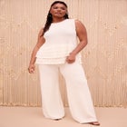 Knitted Sweater Pants image number null