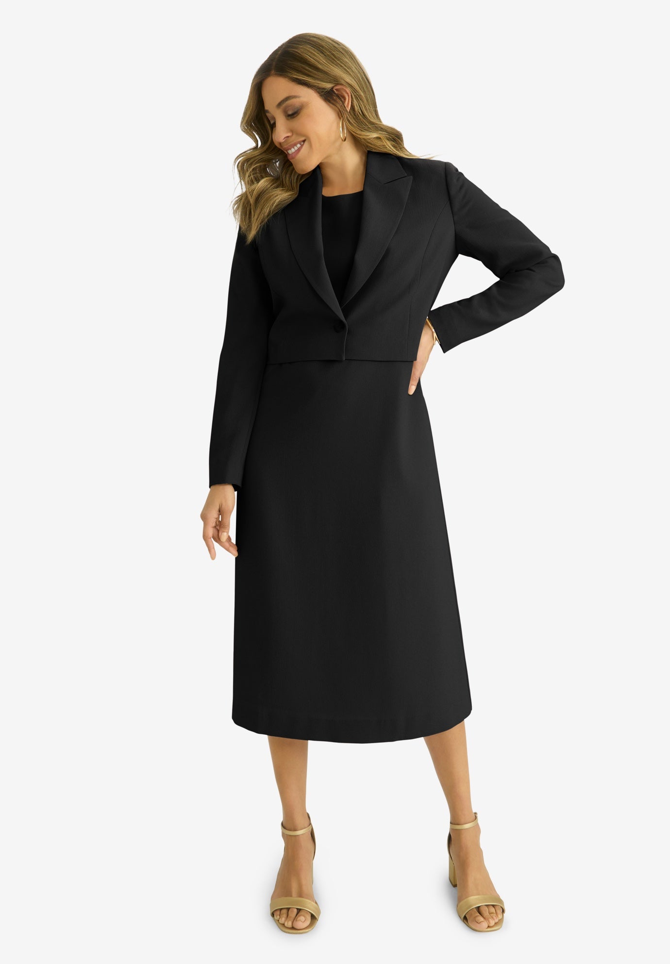 Cropped Jacket Dress image number 0