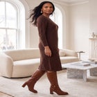 Cable Sweater Dress image number 2