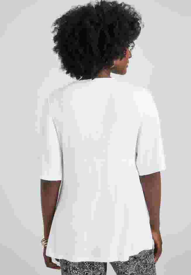 Asymmetrical Twist Neck Tunic image number 2