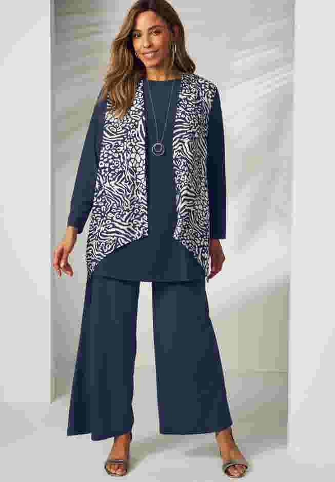 Mixed Media Cardigan image number 1