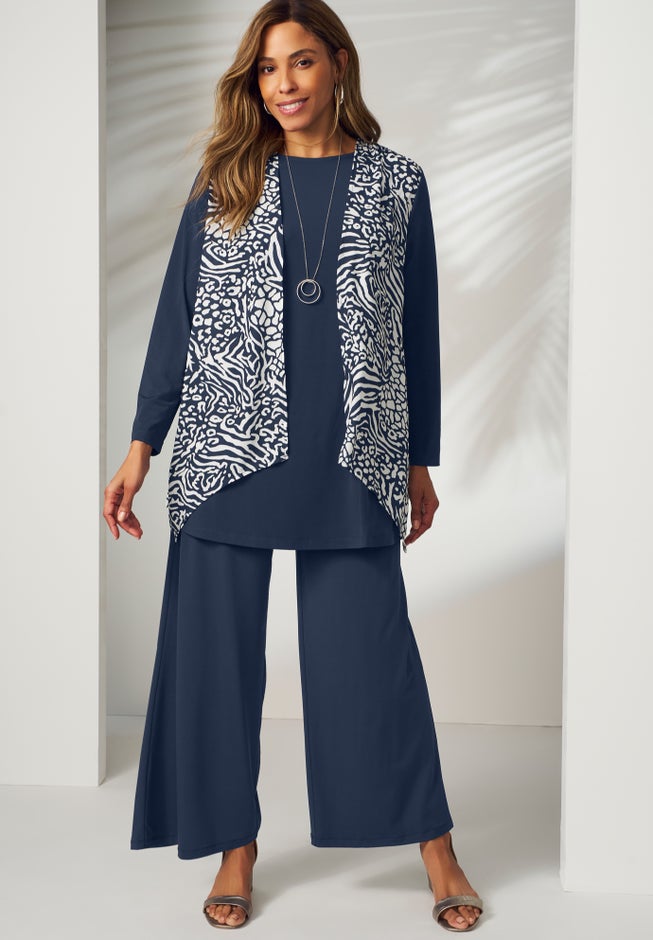 Mixed Media Cardigan image number 1