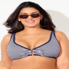 Metallic Lurex U-Wire Bikini Top image number null