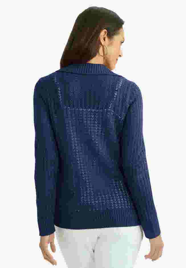 Pullover Crochet Polo image number 1