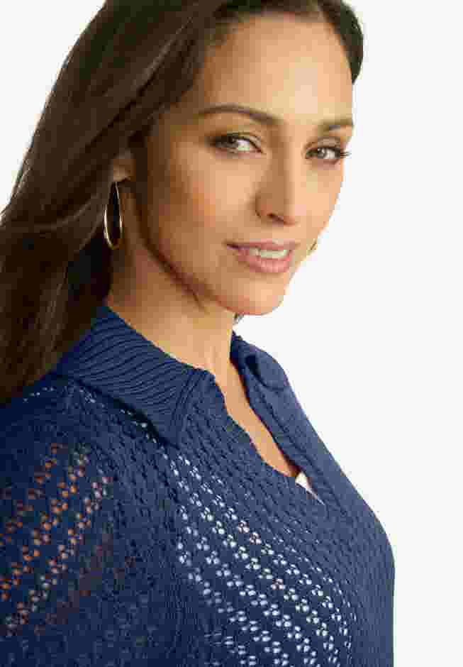 Pullover Crochet Polo image number 3