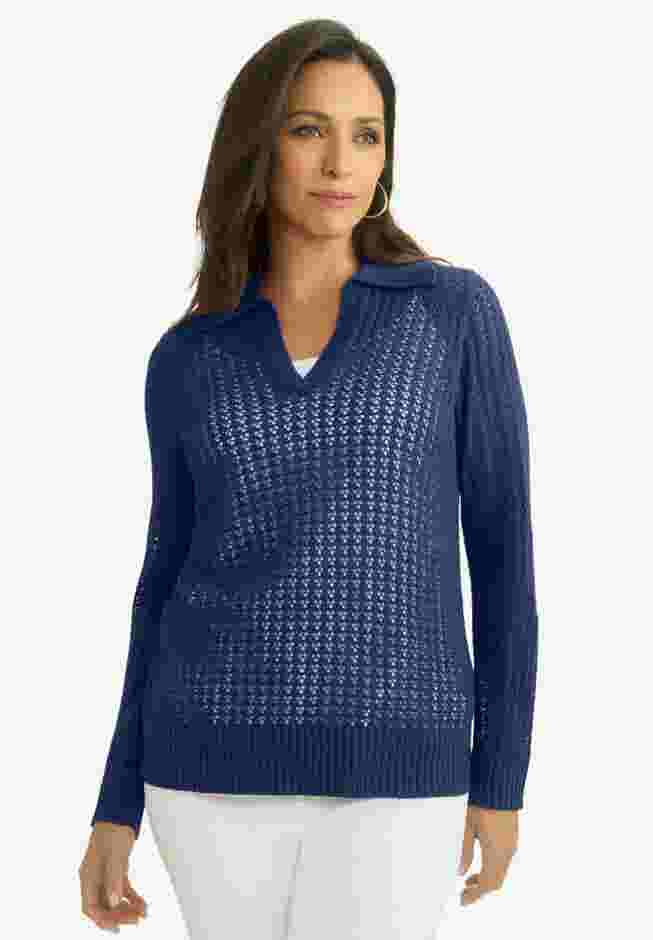 Pullover Crochet Polo image number 0