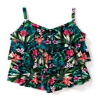 Longer-Length V-Neck Tiered-Ruffle Tummy Control Tankini Top image number 3