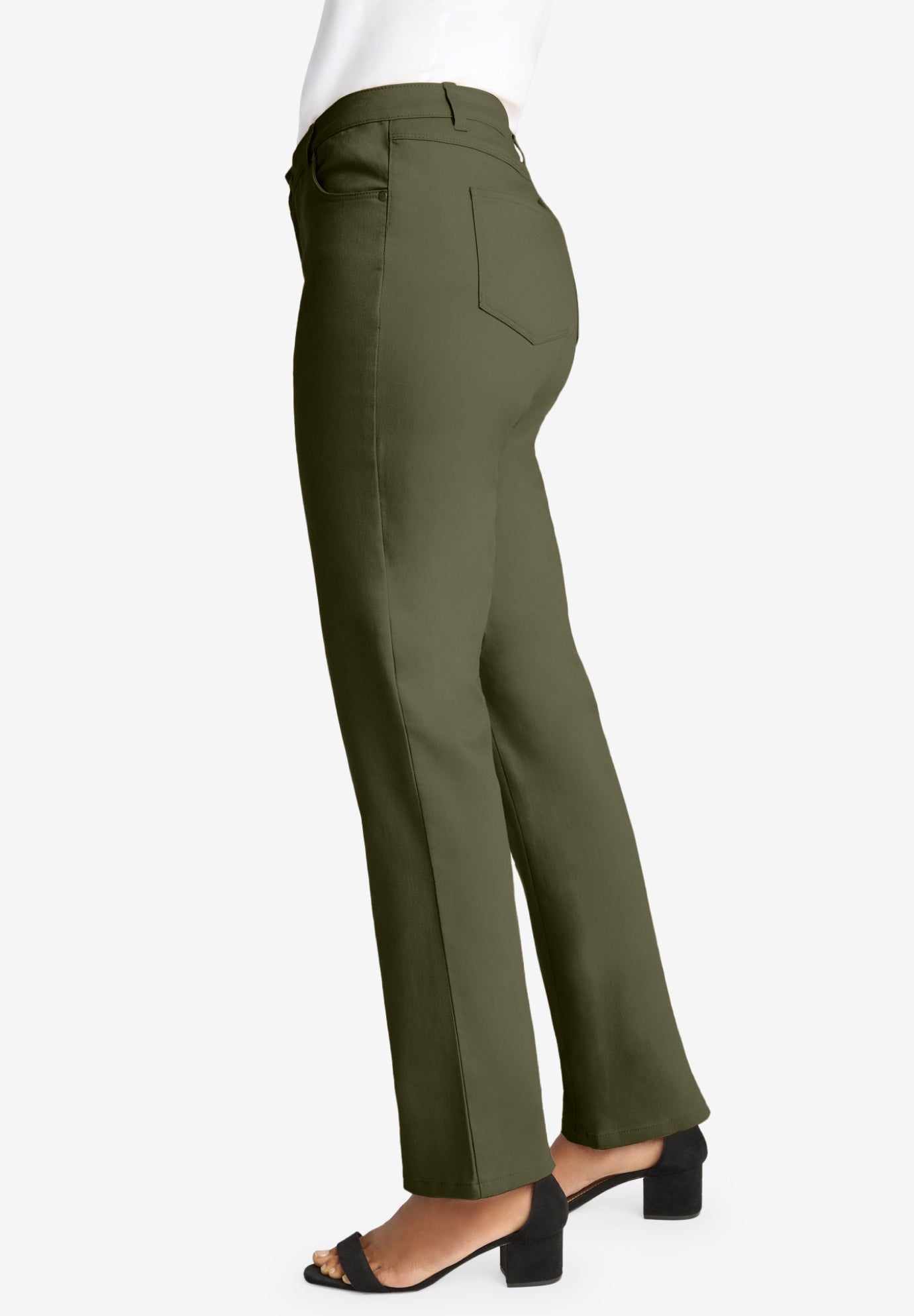 True Fit Stretch Denim Straight Leg Jean image number 2