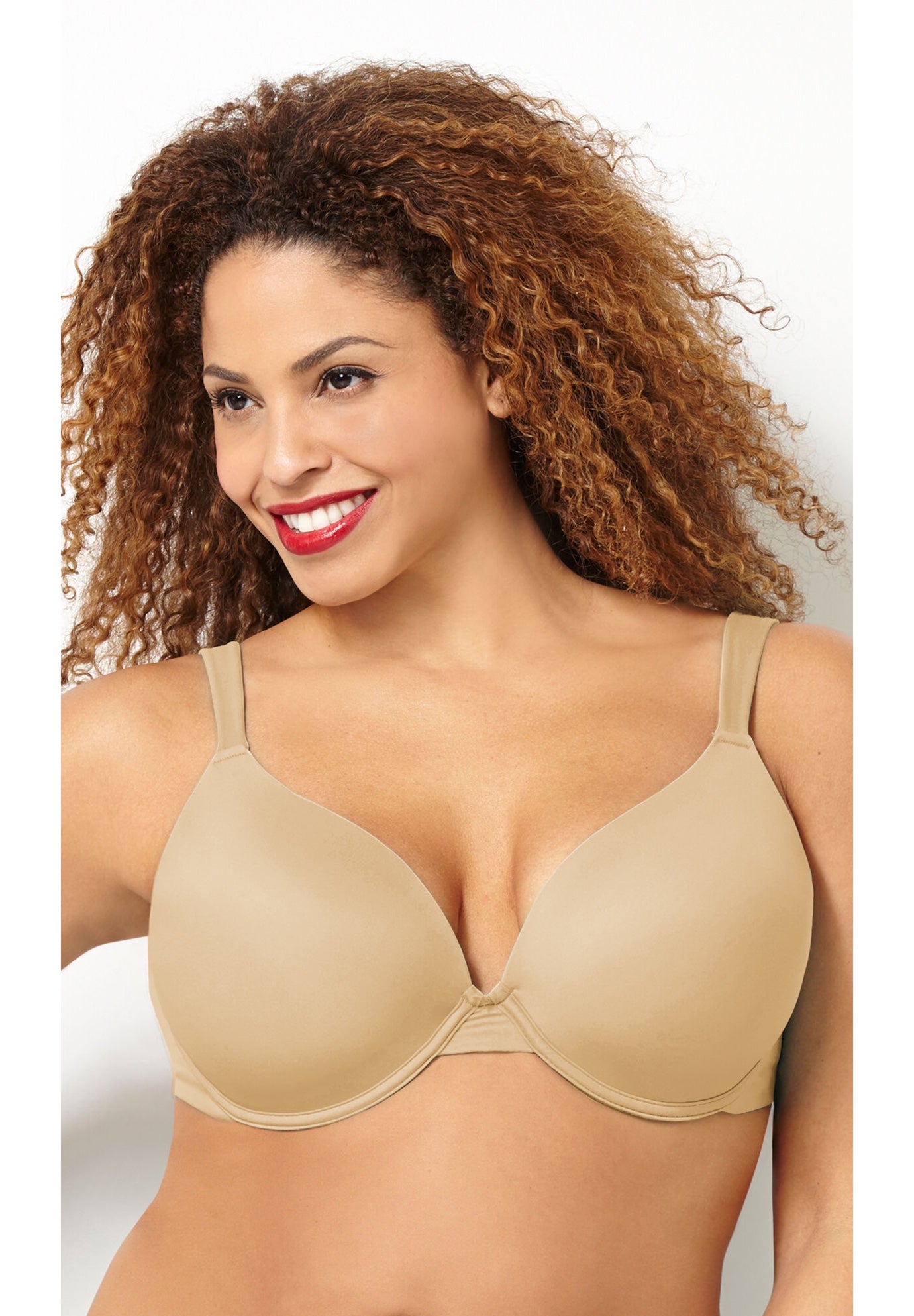 Underwire Basic Plunge Neckline Bra image number 0