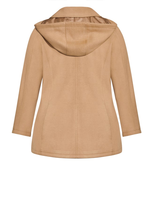 Faux Wool Peacoat image number 6