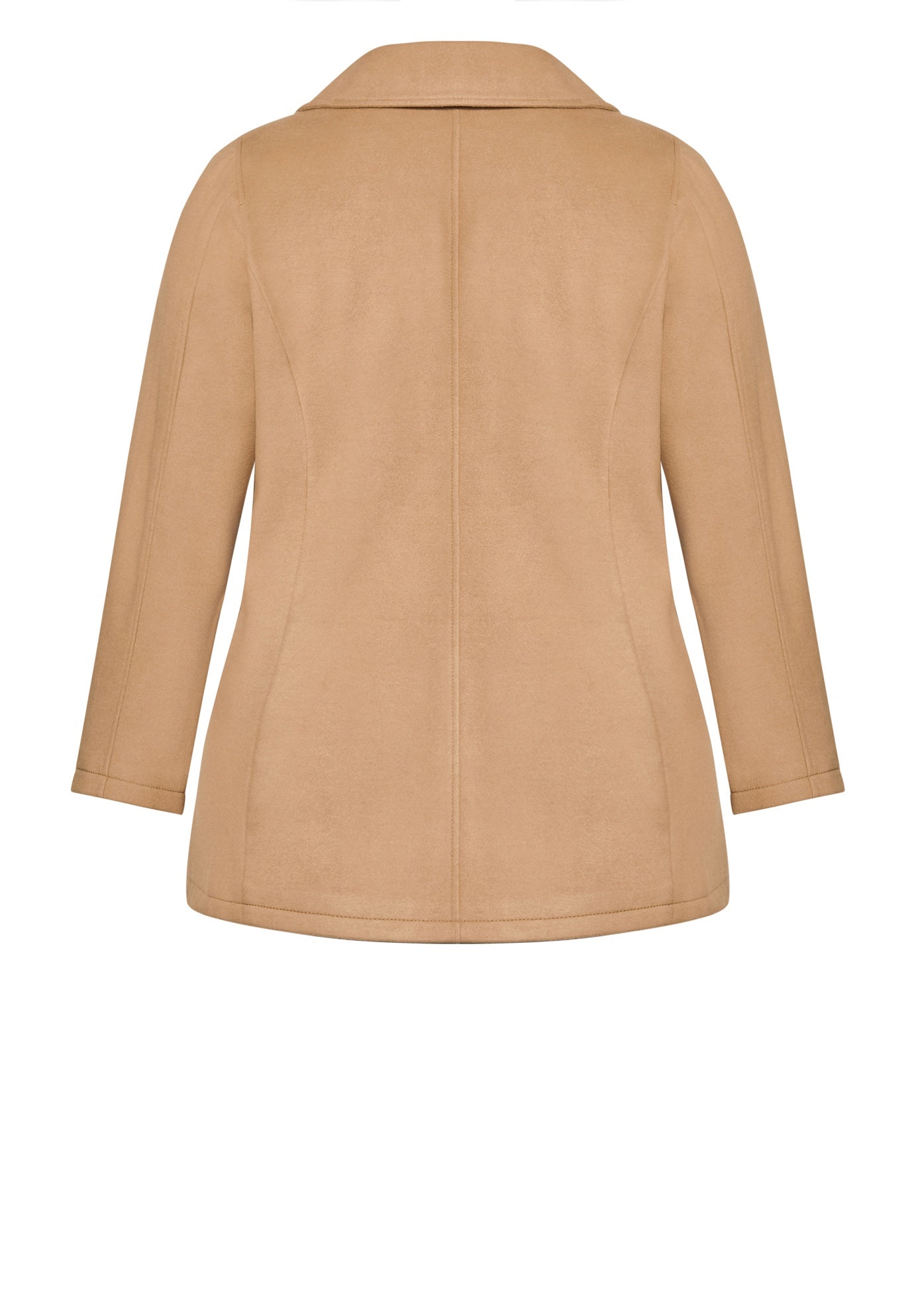 Faux Wool Peacoat image number 8