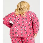 Penguin Button Fleece Sleep Top image number null