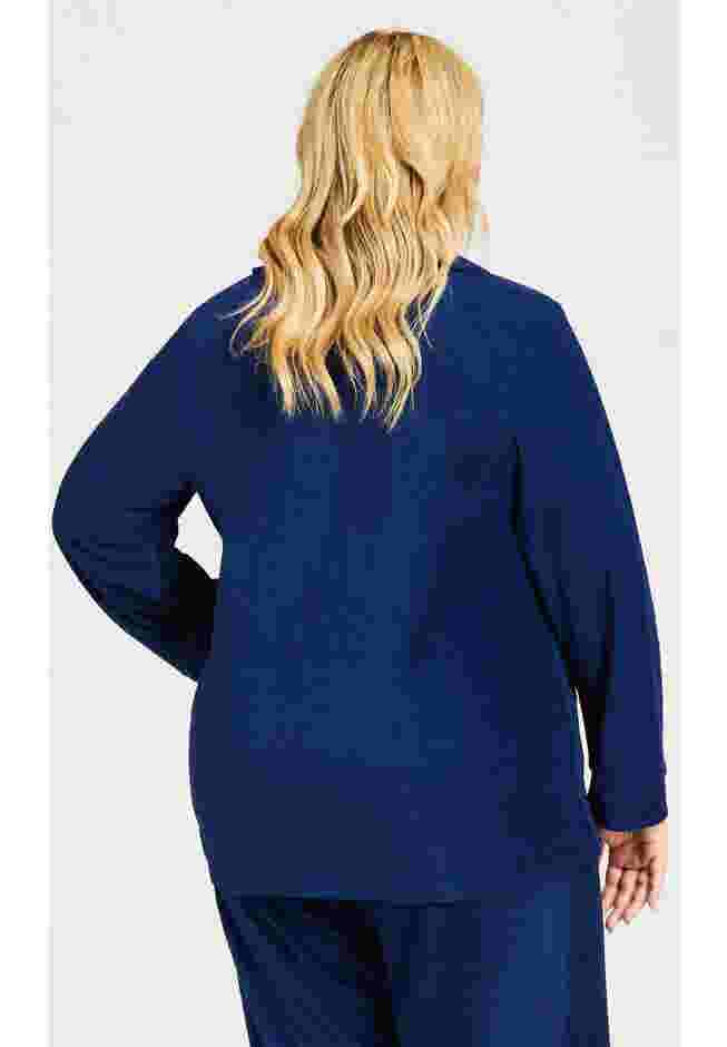Button Fleece Top image number 1