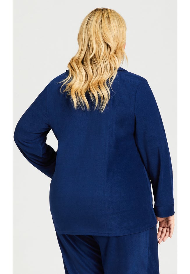 Button Fleece Top image number null