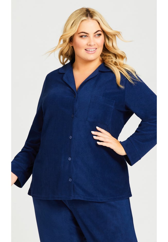 Button Fleece Top image number null