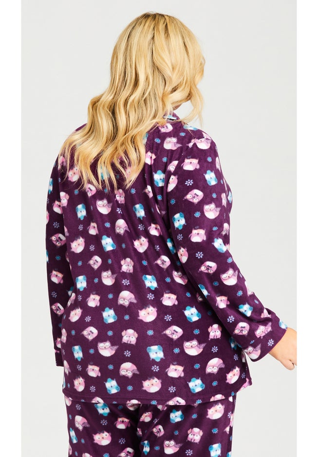 Button Owl Sleep Top image number null