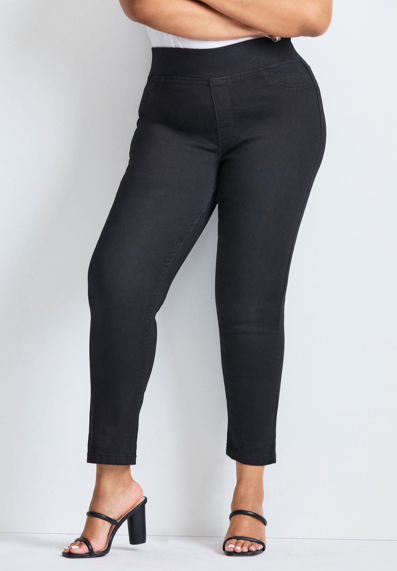 Butter Denim Pull-On High Rise Jean image number 0