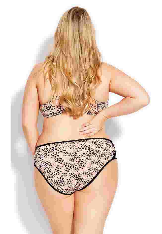 Fashion Microfiber Hi Cut Brief image number 1