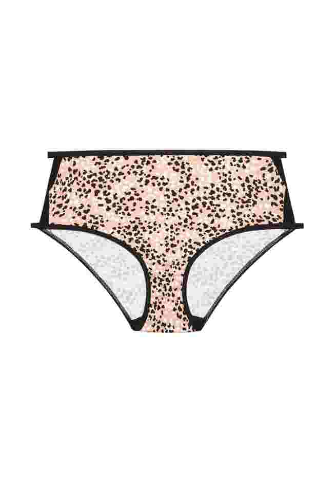 Fashion Microfiber Hi Cut Brief image number 2