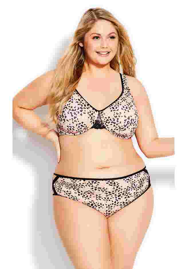 Fashion Microfiber Hi Cut Brief image number 0