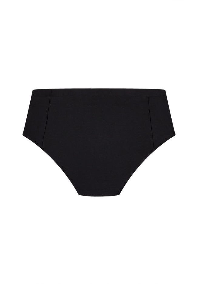 Knit High Waist Swim Brief image number 6