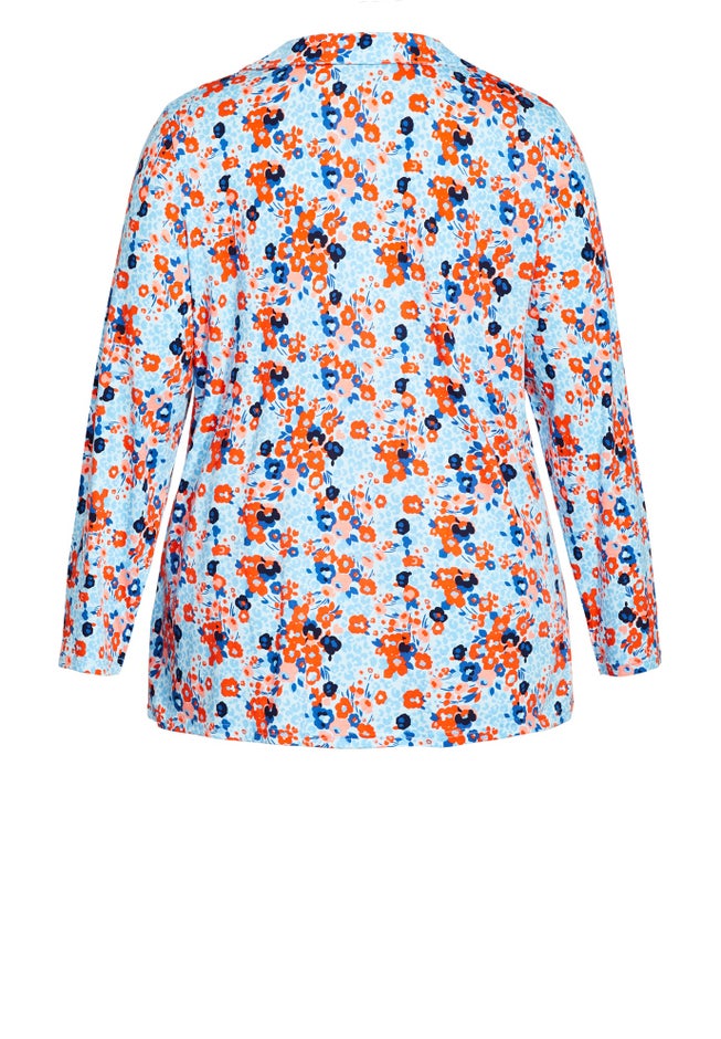 Button Print Sleep Top image number 5