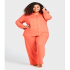 Button Print Sleep Top image number null