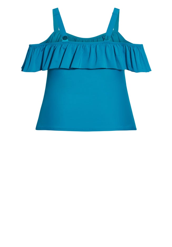 Ruffle Tankini Top image number 3