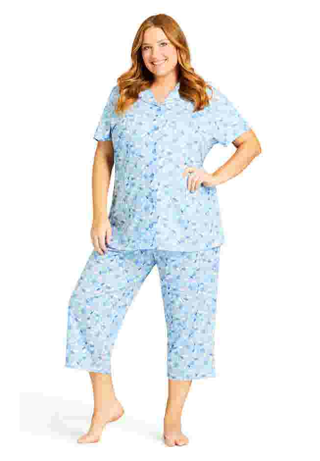 Bunny Button Up Sleep Top image number 0
