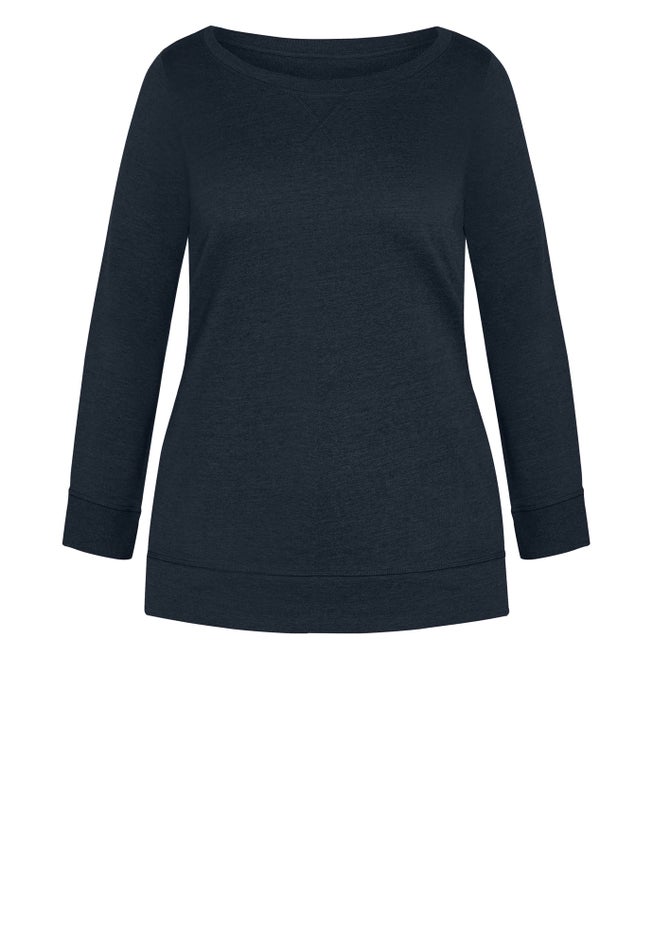 Hi Lo Sweat Top image number 2