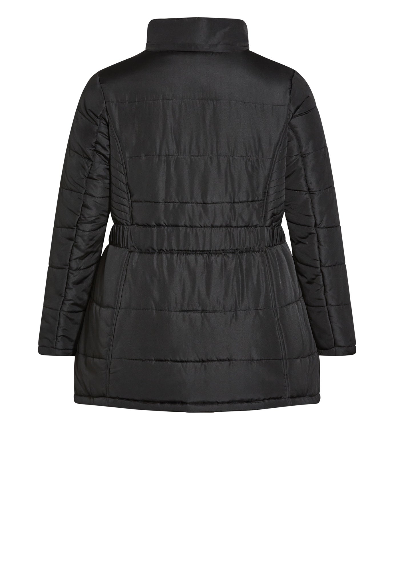 Belted Hood Puffer Coat image number 7