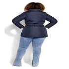 Belted Hood Puffer Coat image number null