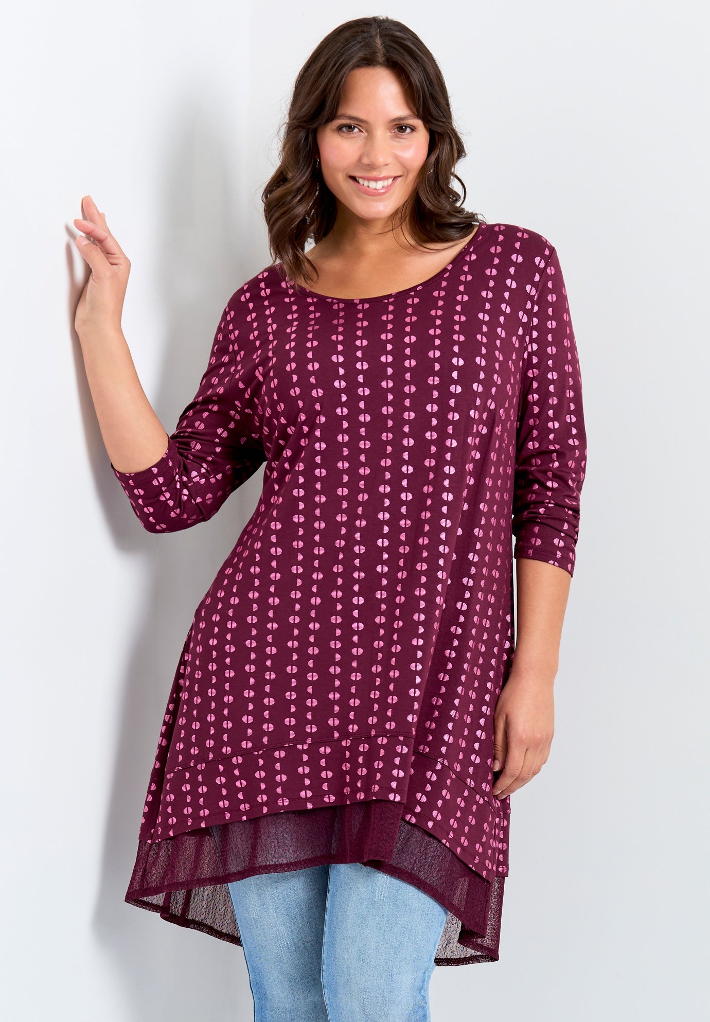 Foil Print Tunic image number 0