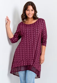 Foil Print Tunic