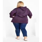 Frill Plain Hoodie image number 2