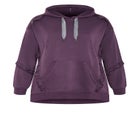 Frill Plain Hoodie image number 3