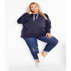 Frill Plain Hoodie image number 1