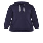 Frill Plain Hoodie image number 3