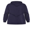 Frill Plain Hoodie image number 4