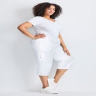 Cotton Roll Up Capri image number 2