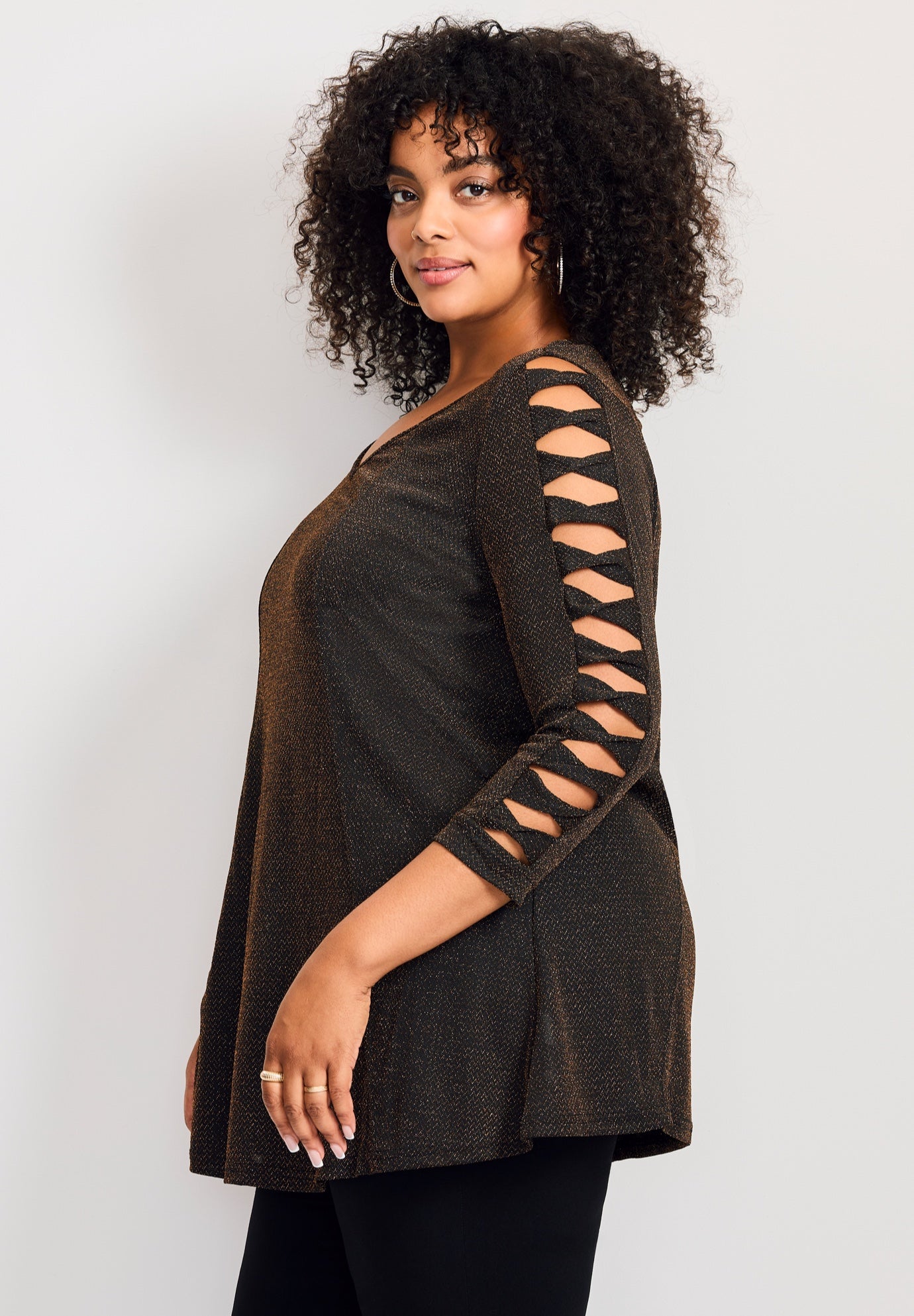 Glam Sleeve Detail Tunic image number 2